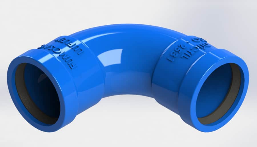 CODOS TIPO LUFLEX PARA TUBERIA DE PVC