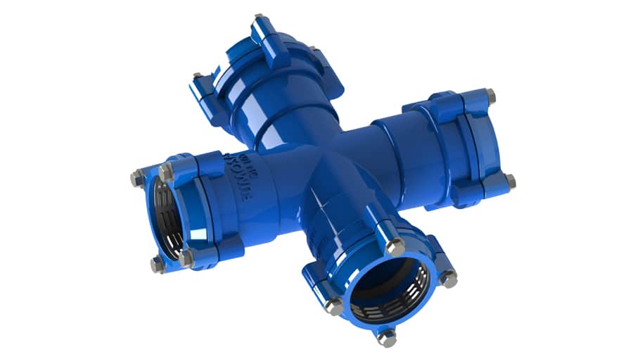 CRUZ ACERROJADO PARA TUBERIA POLIETILENO (HDPE)