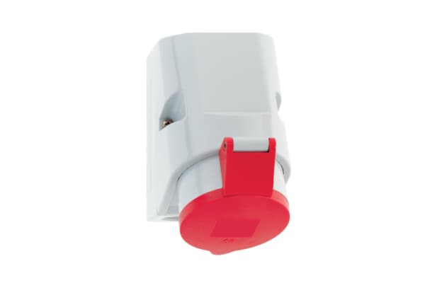 1115: TOMA VISIBLE IP 44 (32AMP 2P+T 415V ROJO 9H IP44)