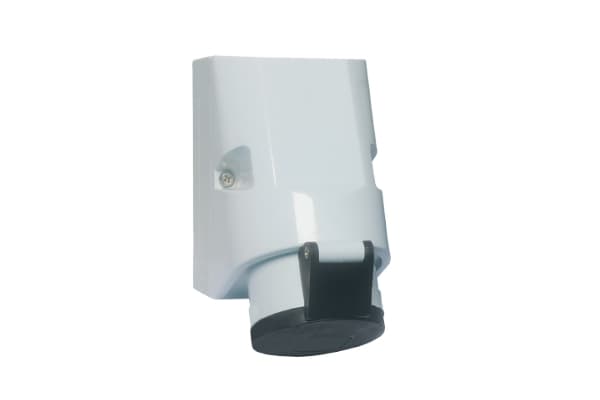 1119: TOMA VISIBLE IP 44 (32A 3P+T 500V NEGRO 7H IP44)