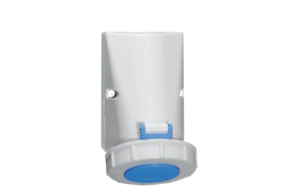 1136: TOMA VISIBLE IP 67 (16A 3P+T 250V AZUL 9H IP67)