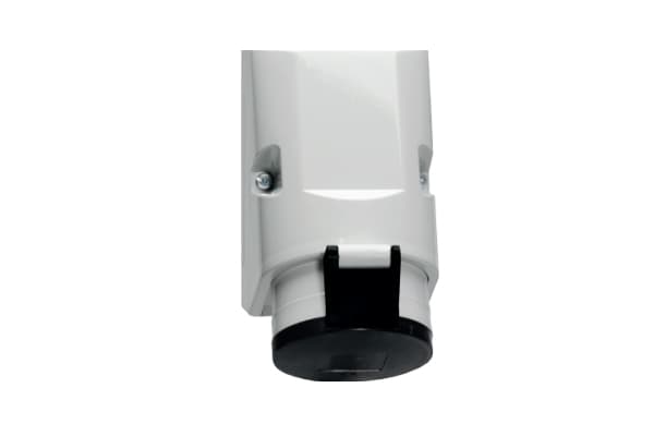 11425: TOMA VISIBLE IP 44 (16A 3P+T 500V NEGRO 7H IP44)