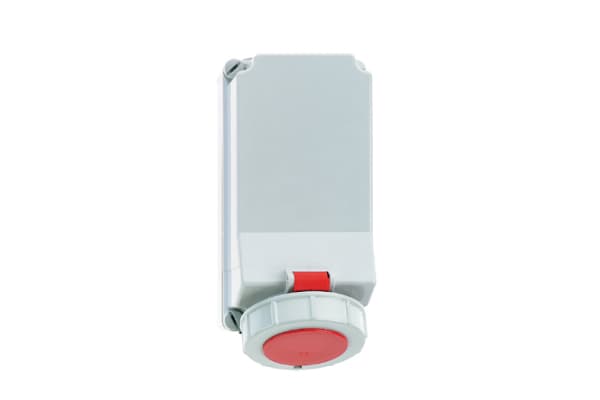 11556: TOMA VISIBLE IP 67 (32A 3P+T 440V P/CONTAINERS ROJO 3H IP67)