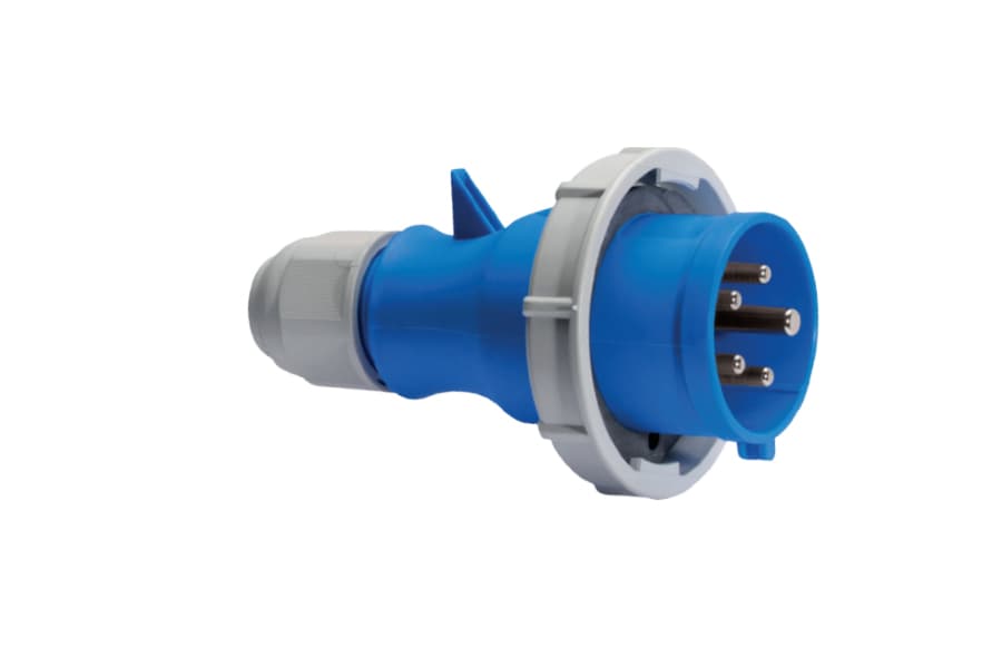 210588: ENCHUFE AÉREO IP67 (16A 3P+N+T 250V AZUL 9H IP67 MULTI-GRIP)