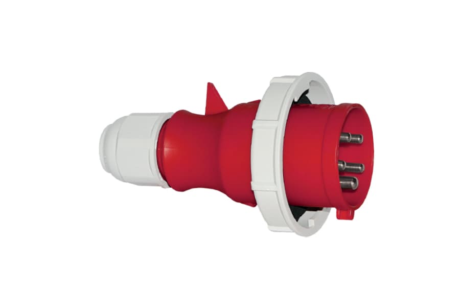 210589: ENCHUFE AÉREO IP67 (16A 3P+N+T 415V ROJO 6H IP67 MULTI-GRIP)