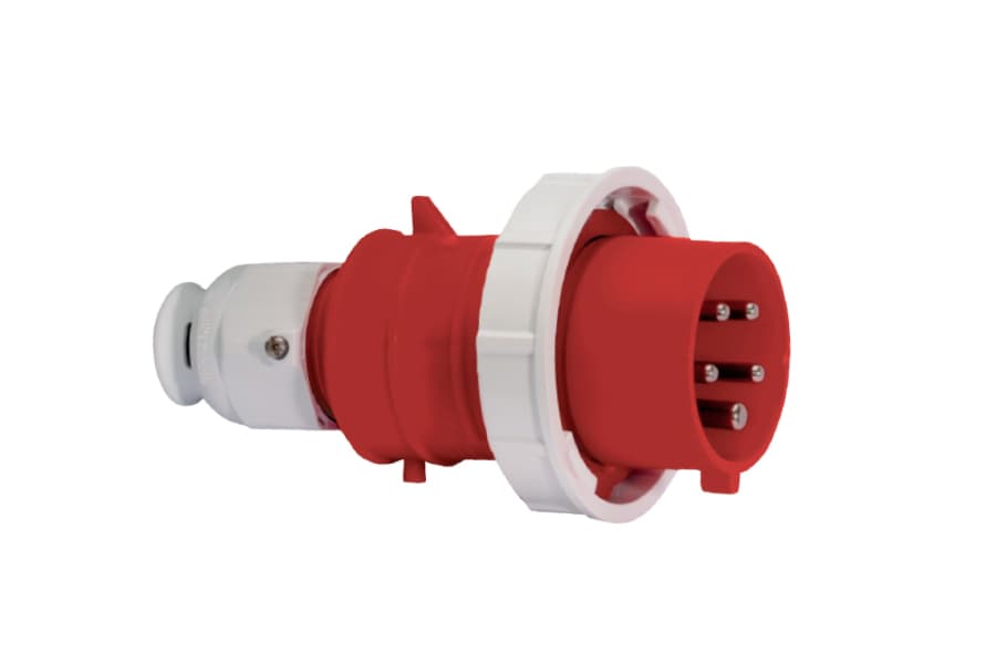 21239: ENCHUFE AÉREO IP67 (16A 3P+N+T 415V ROJO 6H IP67 MULTI-GRIP TE-PLUS)