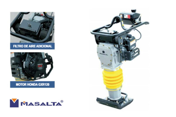 APISONADORA DE 3.6HP 11” X 13” MR70H MASALTA CON MOTOR HONDA GXR120