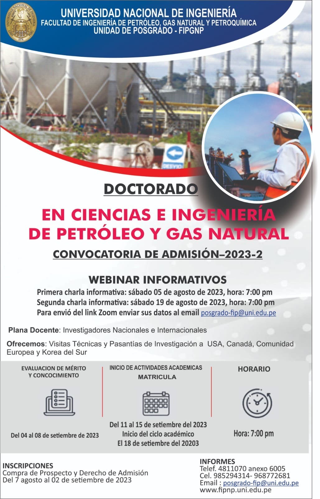 Doctorado en Ciencias e Ingeniería de Petróleo y Gas Natural
