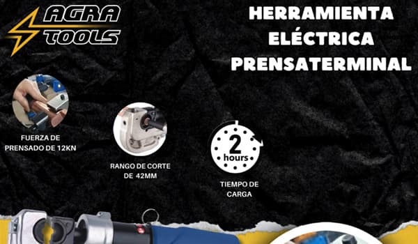 Herramienta eléctrica prensa-terminal