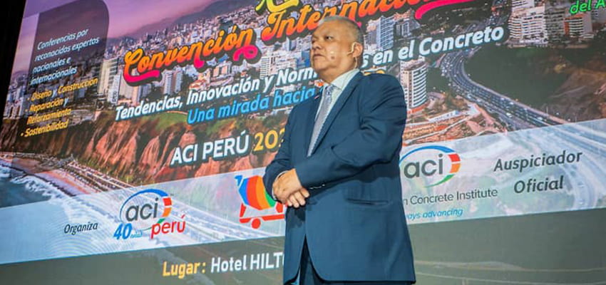 Presentación del Ing. Higashi en Convención Internacional ACI Perú