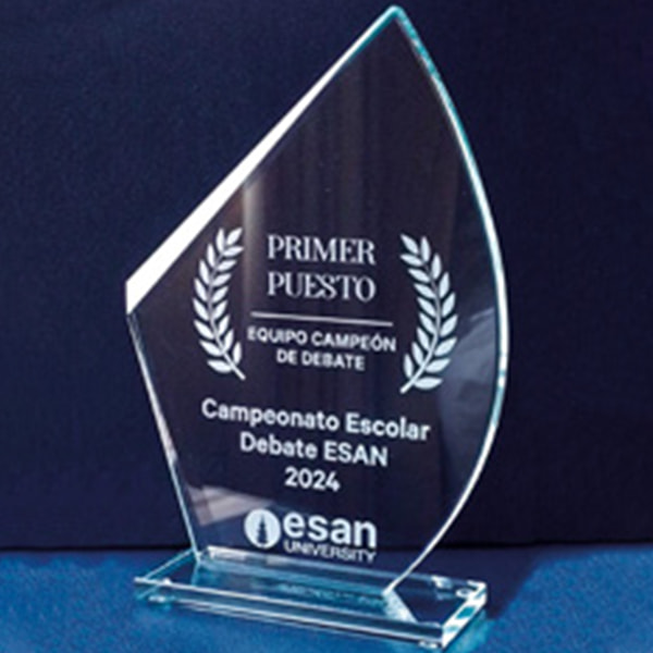 trofeo de vidrio