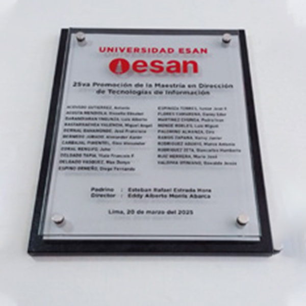 placa de inauguración