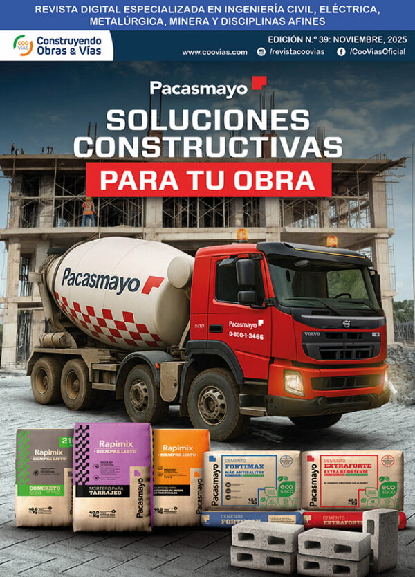 Portada Revista Construyendo Obras & Vías - Edición Enero 2026