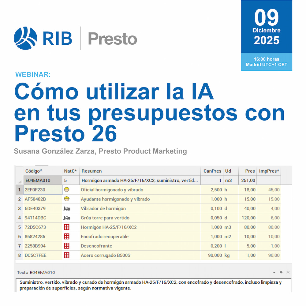 Cómo utilizar la IA en tus presupuestos con Presto 26