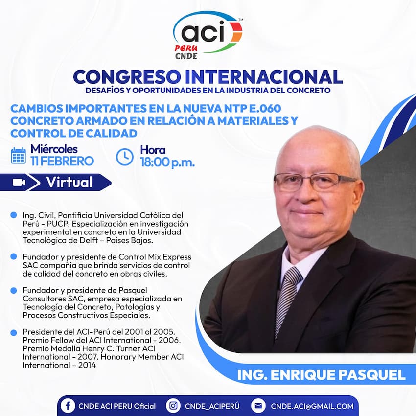 Cambios importantes en la nueva norma NTP E.060 Concreto Armado en relación a materiales y control de calidad