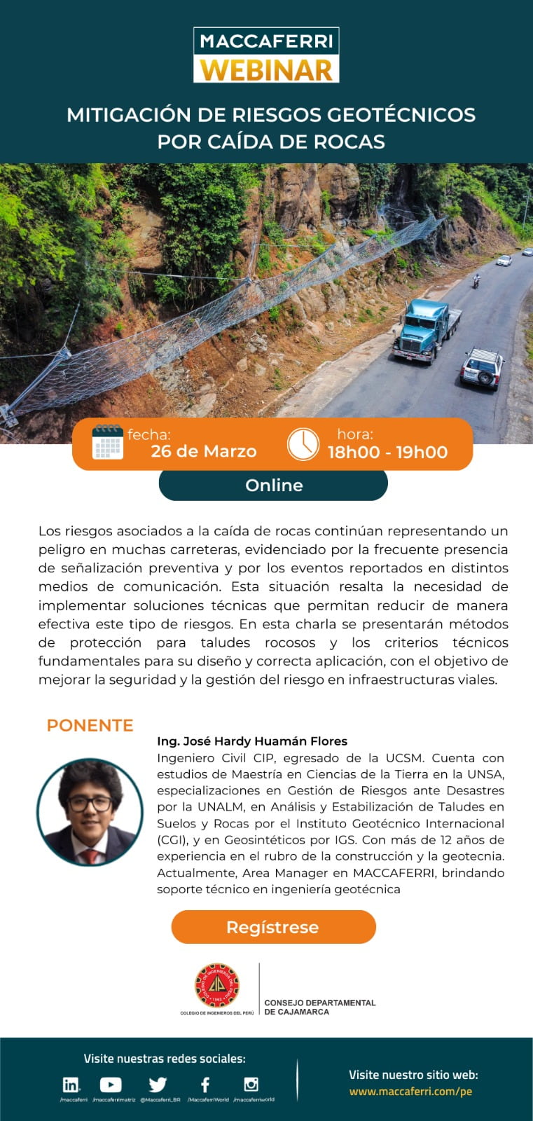 Mitigación de Riesgos Geotécnicos por Caída de Rocas