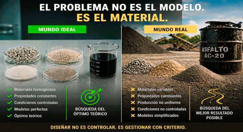 Mezclas asfálticas basadas en materiales.