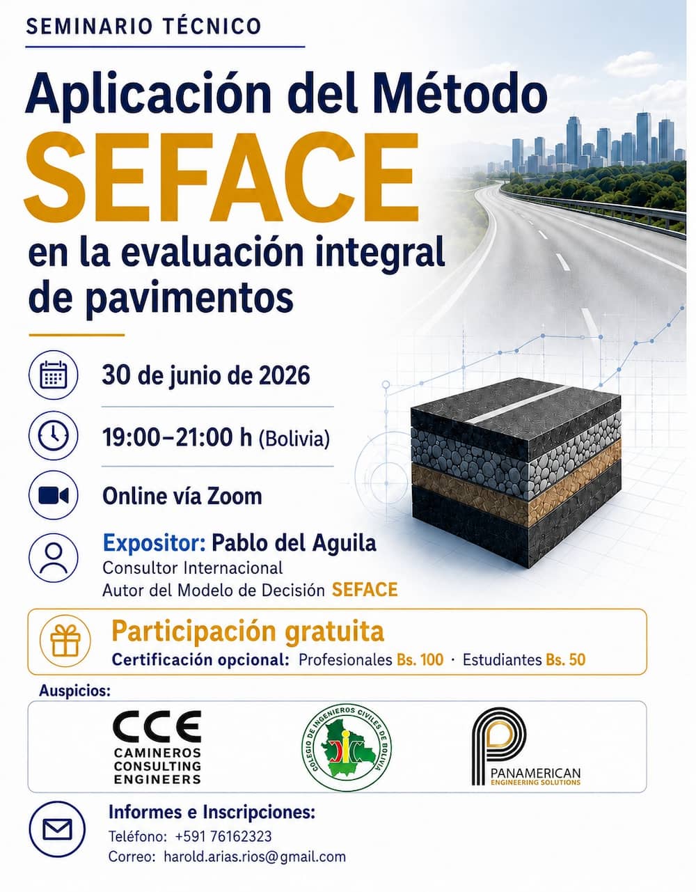 Aplicación del Método SEFACE en la evaluación integral de pavimentos